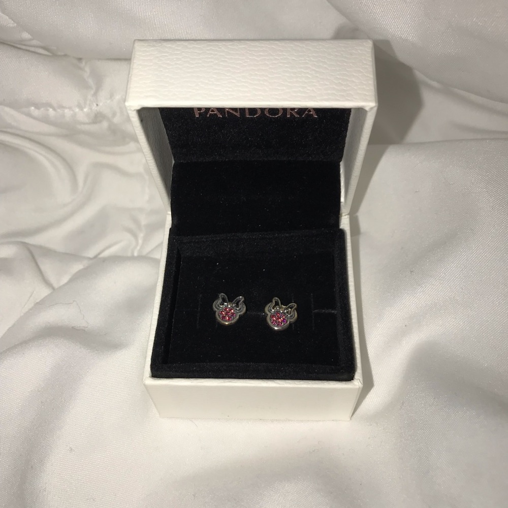 Pandora Minnie Mouse Earrings
